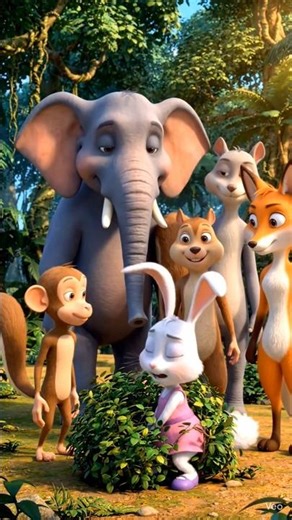 The Jungle Rescue! 🐘🐰 Friends Help Bunny out of a Jam