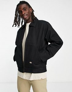 Dickies Lined Eisenhower jacket in black  | ASOS