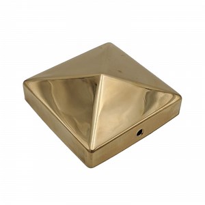 [Hot Item] Aluminum/Copper Gold Post Caps for Wood Fences
