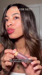 Laka Fruity Glam Tint Mini, 1.9g/0.07oz, Glowing Lip Stain with Wide Color Spectrum, Hydrating & Lightweight Texture, Buildable Color, Non-Sticky, Vegan, K-Beauty (#154 Nectar)