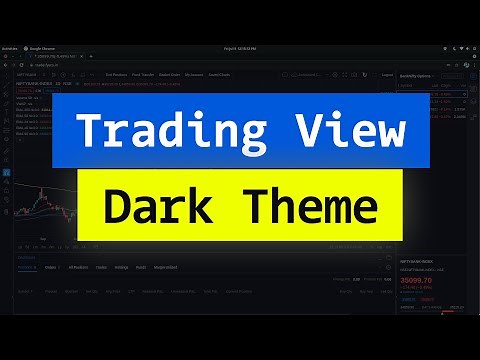 How to Enable Dark Theme in TradingView Website