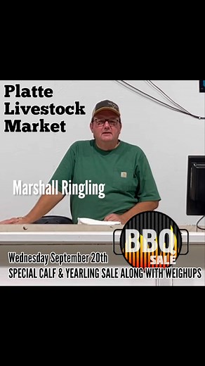 ⚠️⚠️⚠️Cattlemen MARK THE DATE⚠️⚠️⚠️ Wednesday September 20th Platte Livestock Market 🔥🔥BBQ SPECIAL CALF & YEARLING SALE🔥🔥 plattelivestockmarket.com for the latest info! Watch, bid and buy on CattleUSA.com 🇺🇸 #hotbarnreport #cattleusa #diamonddozen #truepricediscovery #usabeef #salebarn #cattle #sellatauction | Hot Barn Report
