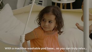 Hangout Pod Free-Hanging Transportable Circular Family Hammock Bed/Hanging Chair/Porch Swing for Garden, Deck, Lawn, Patio and Camping. Terracotta