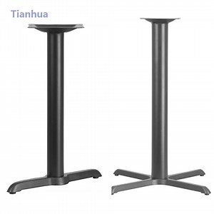 [Hot Item] Wholesale Modern Wood Table Top and Metal Table Legs Rectangular Dining Table