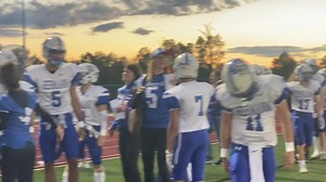 Hermann Bearcats escort their moms on the field. Game between Hermann and Pacific starts in 17 minutes. GO BRARCATS | The Hermann Advertiser-Courier