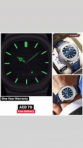 3.2K views · 29 reactions | Poedagar 613 Fashion Luxury Square Dial Date Watch with leather Strap is now on sale with One year warranty. | Jetronics UAE | Facebook