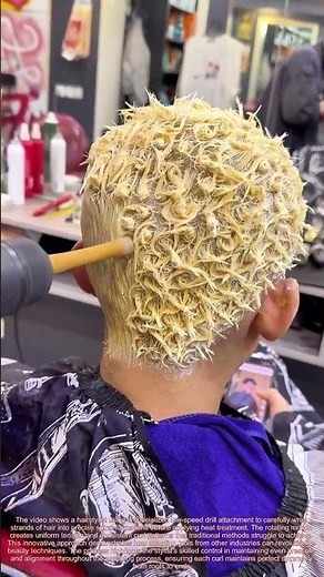 Hair Revolution: The Drill Technique Creating Perfect Spiral Curls