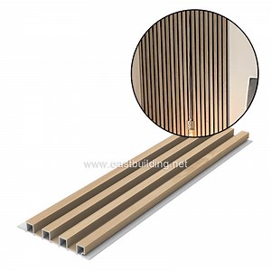 [Hot Item] PVC Fluted Wall Panel Decorative Wainscoting and Inner Semicircle PVC Wall Panel for Outdoor