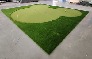 [Hot Item] Portable Indoor Mini Putter Game Training Golf Putting Green Mat