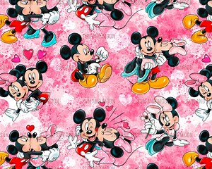 Valentinstag Mickey nahtlose Muster, V Day Digital Papier, Valentinstag nahtlos, Mickey Tumbler Wrap, Valentinstag Tumbler Papier - Etsy.de