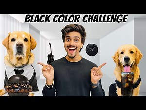 Black Color Challenge for 24 Hours | Reo bhoot Ban Gaya | Anant Rastogi