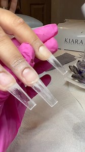 extra long nail tips! #nails #nailtips | Sarah's Nail Secrets
