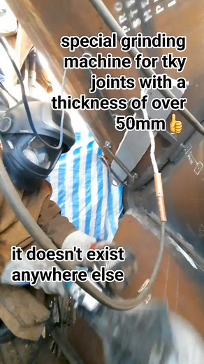 1.2M views · 4.1K reactions | Special grinding machine for tky joint. It doesnt exist anywhere else #welding #welder #fabrications #fabshop #workers #grindingmachine #fbreels #shortvideos | Paragat Tentang Pengelasan | Facebook