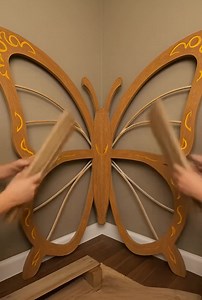 68K views · 236 reactions | Pallet Butterfly Corner Bookshelf #pallets #palletwood #bookshelf #bookshelves #booklovers #butterfly #home #HomeDecor #HomeImprovement #homemade #homedesign #homesweethome #house | Wooden Pallet Ideas | Facebook