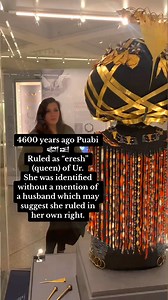 62K views · 2.2K reactions | Queen Puabi #history #archaeology #prehistoric #ancient #mesopotamia #queen #fyp #women #art #burial #greenscreen #historytok #anthropology | Dirtdiaries | Facebook