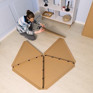 23K views · 206 reactions | Creative parents used cardboard to make dream houses for their kids! | 5-Minute Crafts Play | Facebook