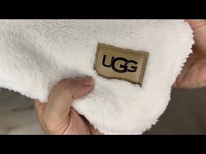 UGG Throw Blanket Plush Fleece Comfy Home Decor