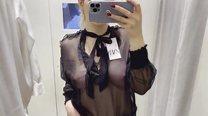 ZARA see through try on haul Porn Videos - Tube8