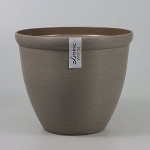 [Hot Item] Modern Round Plastic Flowerpot for Indoor and Outdoor Gardening