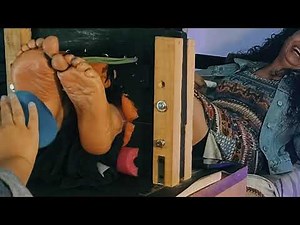 Tickles feet mature foot ticklish girl soles
