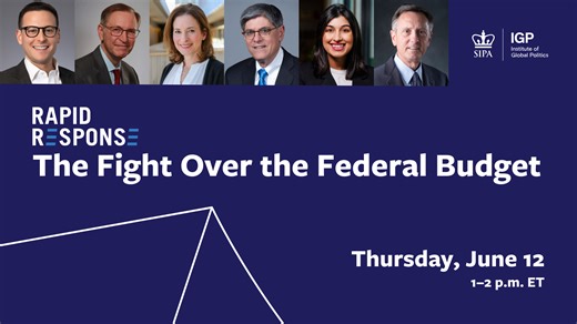 IGP Rapid Response Breaks Down Federal Budget Bill