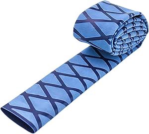 Heat shrink tubing, Long 3.2 feet, Large Diameter 1.4 inch / 35mm Texture BLUE, Tube Grips