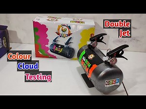 Holi Double Jet Colour Cloud Testing | Holi Colour Cloud | Holi Testing Video