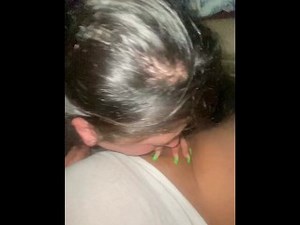 Homeless Girlfriend Gives Sloppy Blowjob In Car