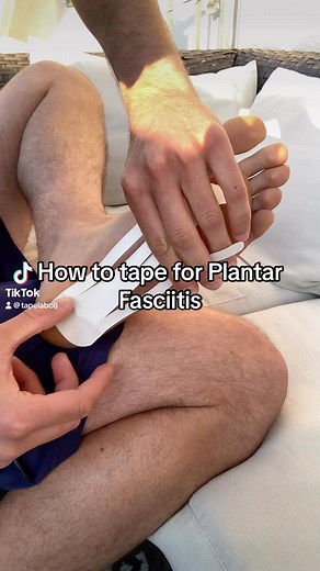 How to tape for Plantar Fasciitis.🦶 Go tape, train and stay safe! _______ #viral #fyp #grappling #nogi #jiujitsu #bjj #brazilianjiujitsu #judo #sambo #wrestling | Tape Lab