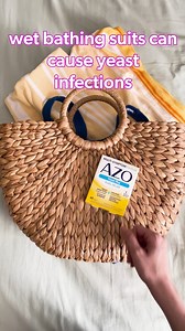   Did you know wearing a wet bathing suit can cause yeast infections? AZO® Yeast Plus is here to help relieve some of those bothersome symptoms, from the #1 Most Preferred Vaginal Health Brand.∂ #azoproducts #carethegoesthere #vaginalhealth #yeastinfection #femininehealth #summer | AZO | Facebook