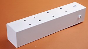 4 Pack White Carbon Steel Dorm Bed Risers fit College Dorm Wooden Bed Frames Lifting Square Risers Adjustable to 2.95", 4.92", 7.87" or 11.02" Heights