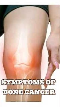 Bone Cancer Symptoms #bonetumors