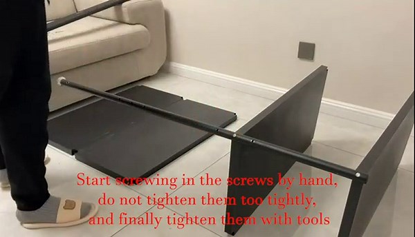 Black Metal 4-Shelf Kitchen Bakers Rack with 6 Hooks for Bread, Food, Jars, Bottles, Cookware, Pans, Cans, Paper Towels