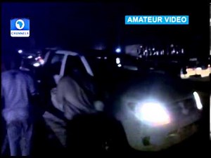 I-Witness: Street Fight In Lagos As Two Drivers Collide