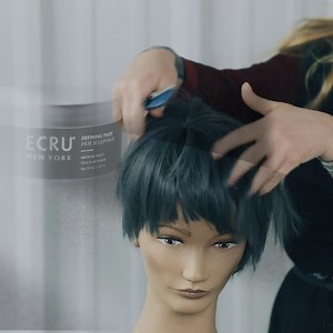 To bring out the texture in hair, @jenkzzzz used Defining Paste. Medium hold, matte finish. Available at ecrunewyork.com Discover the #thePROCESS of how we bring beauty into the faceless in the link in bio. #FacelessBeauty | ECRU New York | Facebook