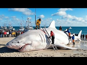 1,000-lb Giant Shark on the Longline | Deep-Sea Documentary