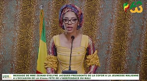 Écouter Zeinab Evelyne Jacques Message de la Presidente de la COFOR aux jeunes du Mali à l'occasion du 63ème anniversaire de l'indépendance de notre pays. Bonne fête d’indépendance à tous et à toute 👂🇲🇱🇲🇱🇲🇱👇🙏 | Ras Cheick Officiel