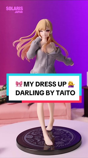 Kitagawa Marin makes a comeback! Taito unveils two new versions, elevating the AMP series. While SEGA debuted Marin in uniform, Taito enhances the details, from the pose to the cute nails and transparent pink hair ends. For a comfy-casual vibe, Taito also offers Marin in a textured hoodie with a playful grin. Which version are you eager to dress up? 👗 #KitagawaMarin #Taito #SEGA #AnimeFigures #MyDressUpDarling 🎮 Find these figures on #solarisjapan website, link in bio: 👉 Sono Bisque Doll wa K