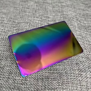 [Hot Item] Laser Print Name Gold Black Engraving Logo Blank Metal Card