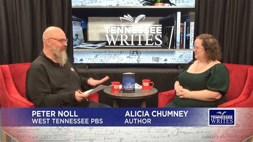 From tonight's episode of Tennessee Writes, author Alicia Chumney enters the Lightning Round! You can watch the full episode at 7 pm on Channel 11 or stream it anytime on our website or on the free PBS app. | West TN PBS