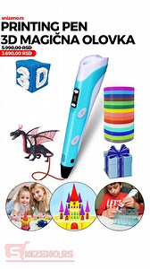 28K views · 134 reactions | ✨ 3D MAGIČNA OLOVKA ✨ Stvaraj u 3D – baš...