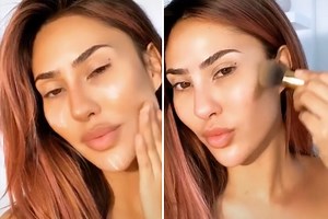 Woman reveals how to achieve perfectly sculpted cheekbones using fake tan