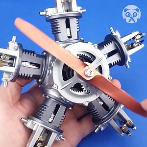 138K views · 761 reactions | The satisfying process of building a radial engine | Bored Panda Art | Facebook