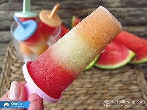 Low-Carb Triple Melon Popsicles | KetoDiet Blog
