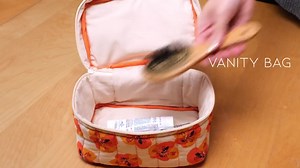 Quilted Makeup, Vanity & Hair Tool Bag Sewing Pattern: 7-piece Set With Video Tutorial – Pattern for Beginners - Etsy UK