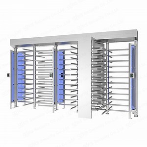 [Hot Item] Qr Code Stadium Entrance 10 Years Manufacture Rotate Barriers Driven Full Height Door Turnstile