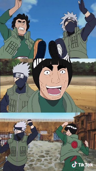 Kakashi VS Gai Sensei: Épico Duelo en Naruto
