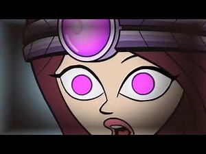 Cartoon girl gets mind control