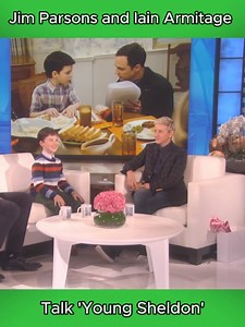 4.9K views · 105 reactions | Jim Parsons and Iain Armitage Talk 'Young Sheldon' | The Big Bang Theory Fans Club | Facebook
