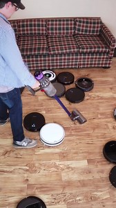 From the archives! Recognize your first robot vacuum here? #VacuumWars #RobotVacuums #Throwback #CleaningMotivation | Vacuum Wars